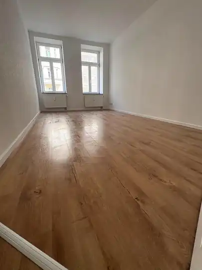 Wohnraum nach der Reinigung